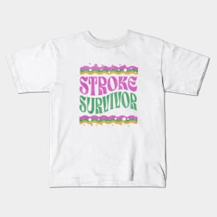 Groovy Stroke Survivor Kids T-Shirt